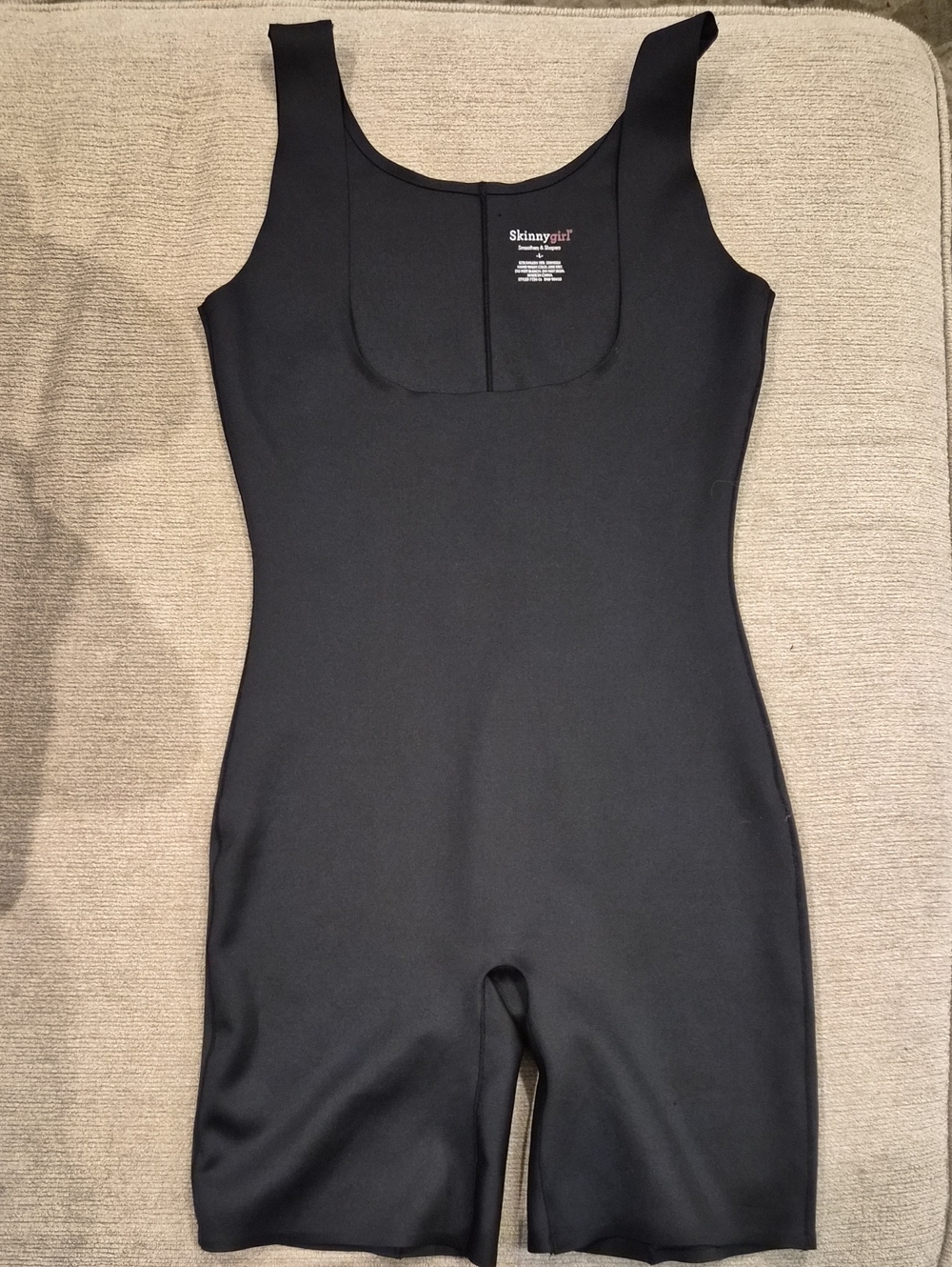 Skinnygirl Black Kids Shaping One-Piece Bodysuit - Picture 1 of 7